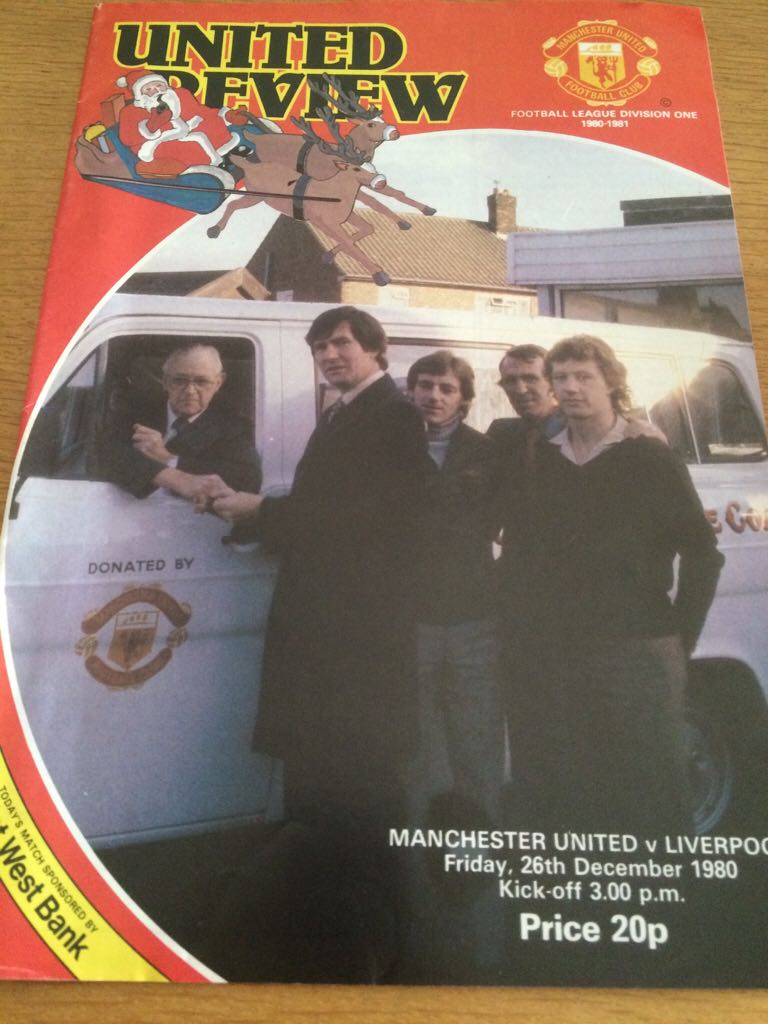 Manchester United Review 1980-81  (December) magazine collectible - Main Image 1