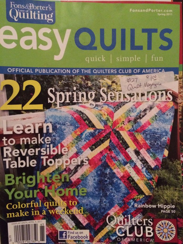 Easy Quilts  magazine collectible - Main Image 1