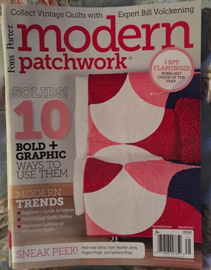 Modern Patchwork  (March) magazine collectible - Main Image 1