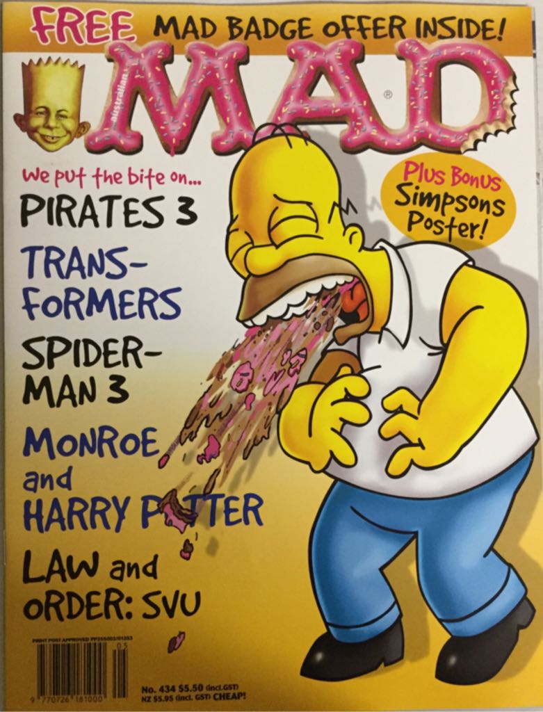 Australian Mad Magazine (March) magazine collectible - Main Image 1