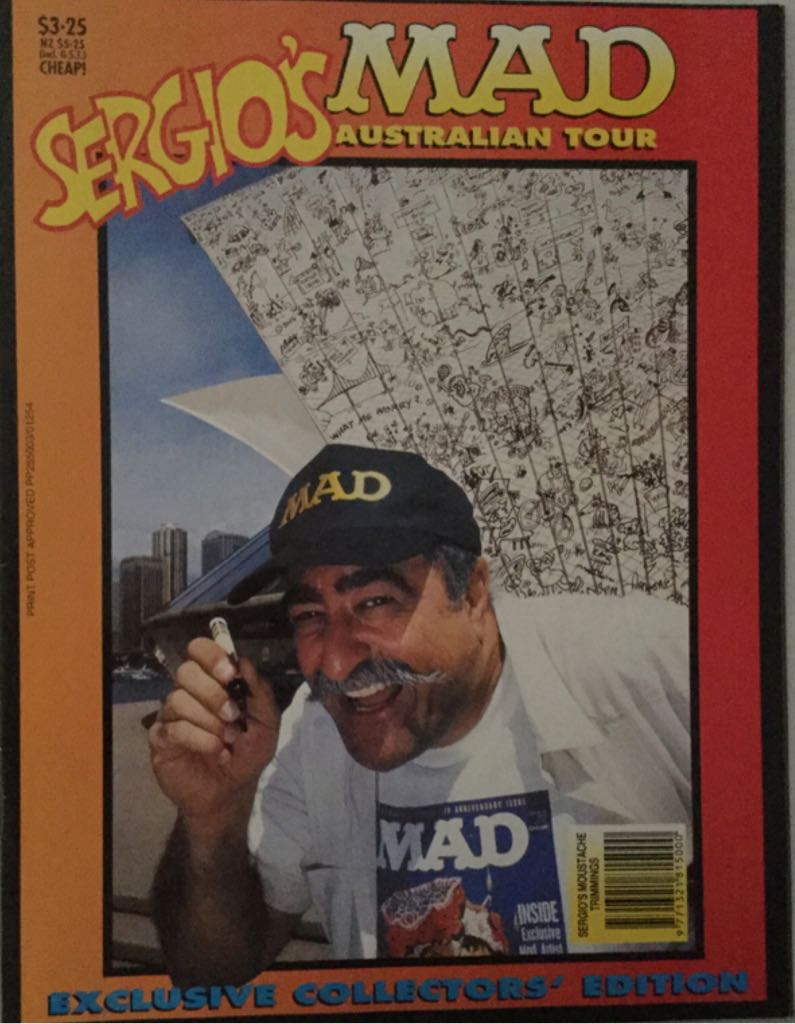 Australian Mad Magazine Sergio’s Australian Mad Tour (November) magazine collectible - Main Image 1