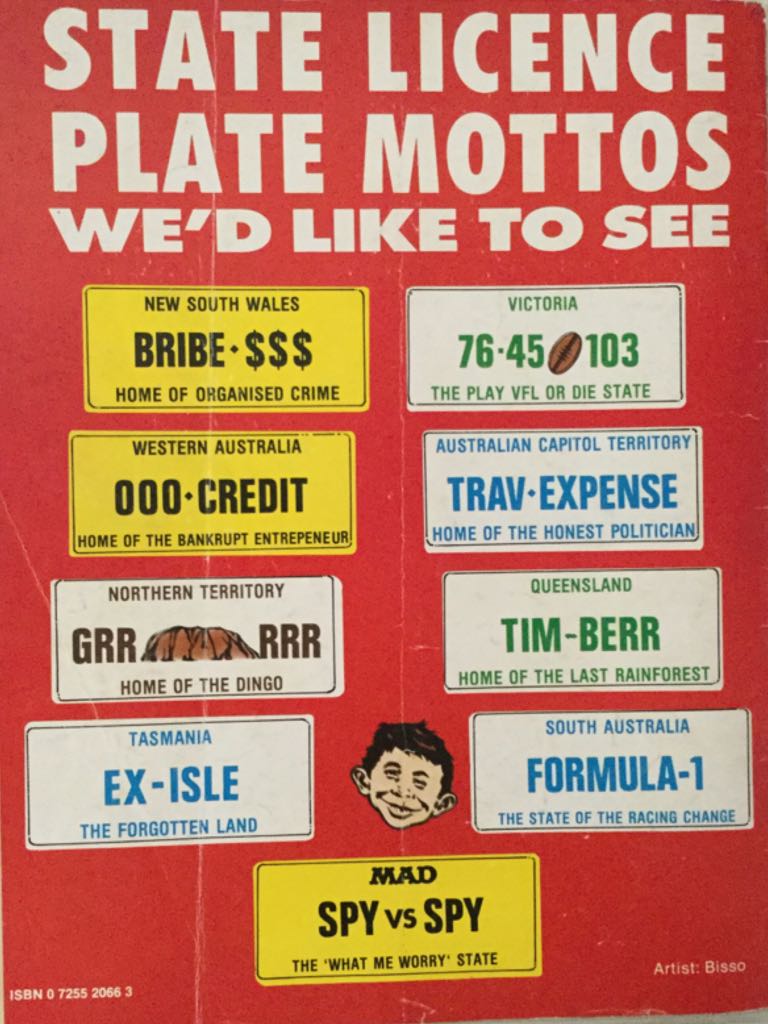 Australian Mad Magazine   (October) magazine collectible - Main Image 2