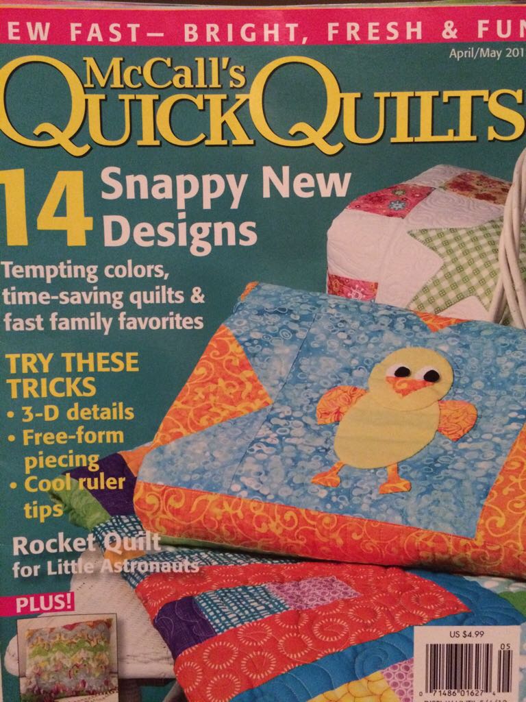 McCall’s Quick Quilts  (April) magazine collectible - Main Image 1