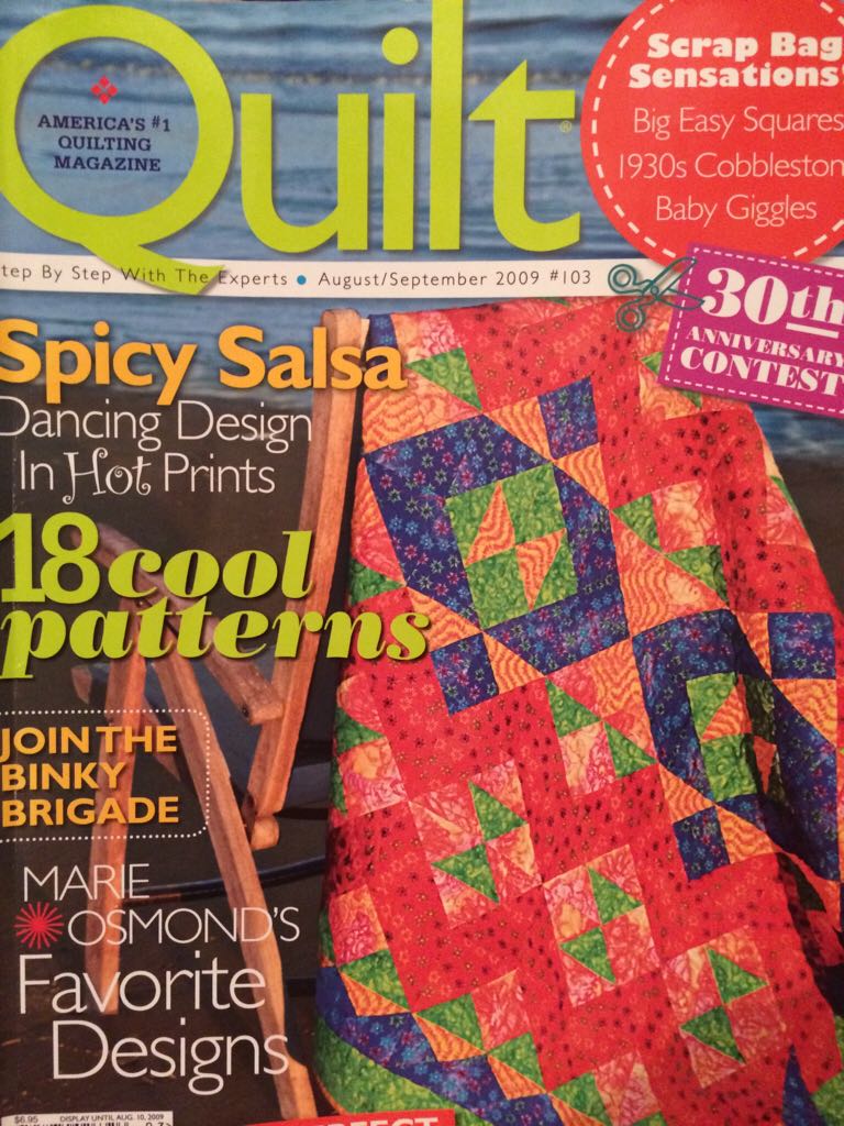 Quilt  (August) magazine collectible - Main Image 1