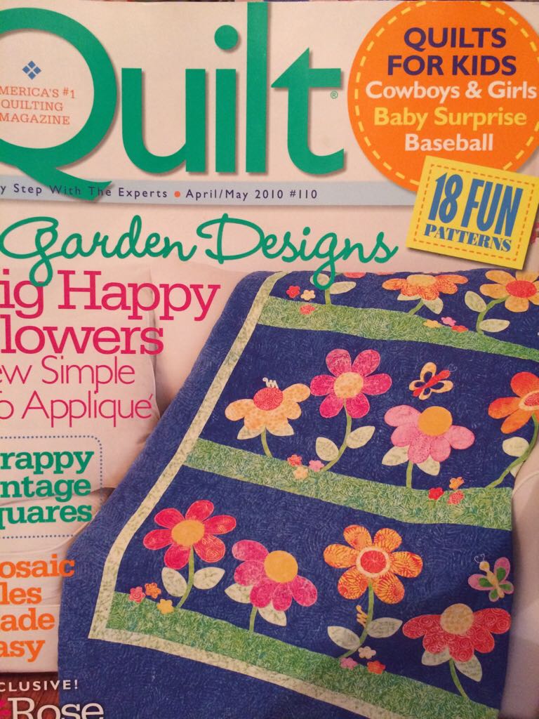 Quilt  (April) magazine collectible - Main Image 1