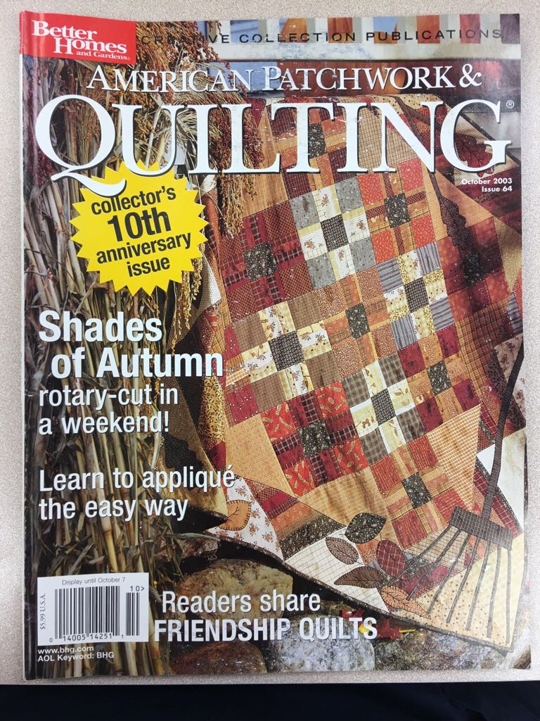 American Patchwork & Quilting (October) magazine collectible - Main Image 1