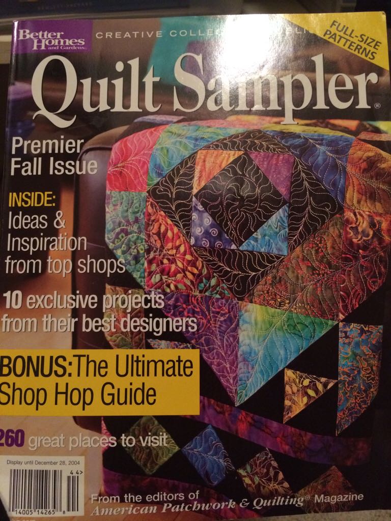 Quilt Sampler  magazine collectible - Main Image 1