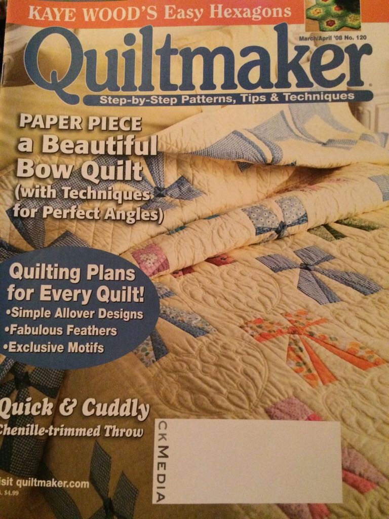 Quiltmaker  (March) magazine collectible - Main Image 1