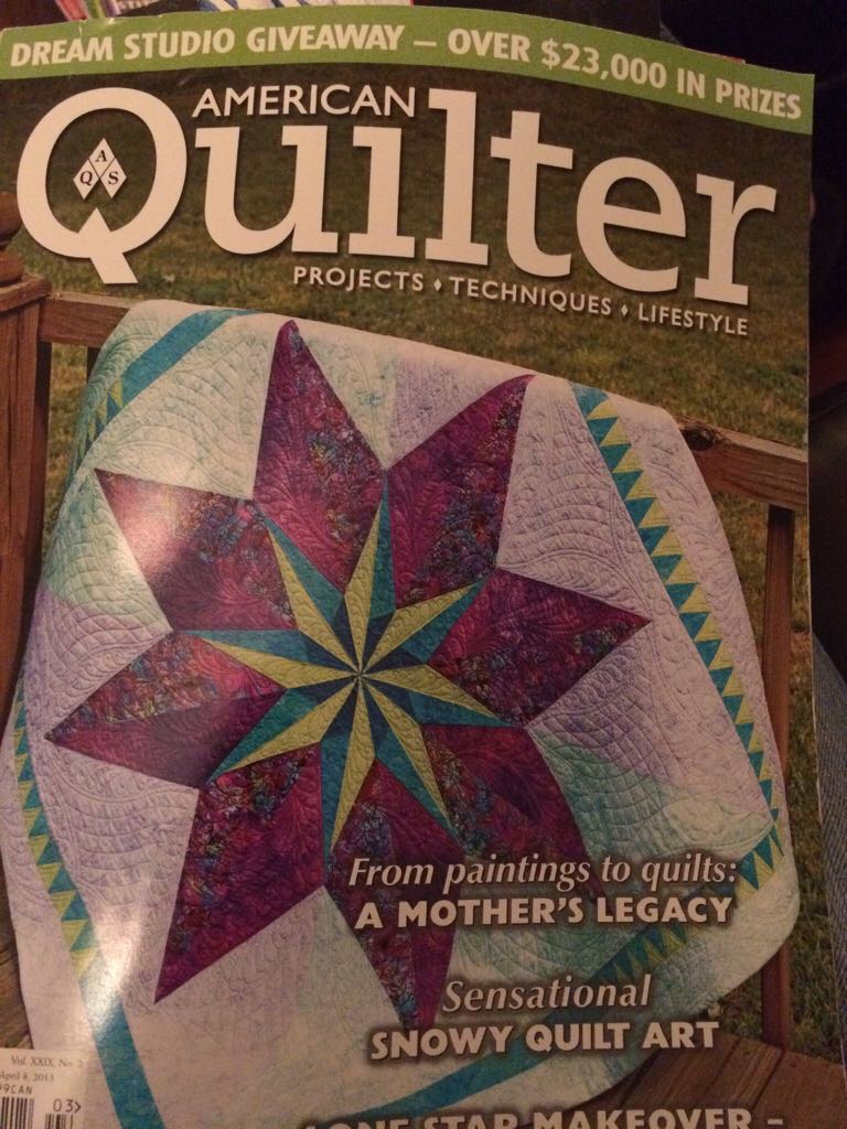 American Quilter  (March) magazine collectible - Main Image 1