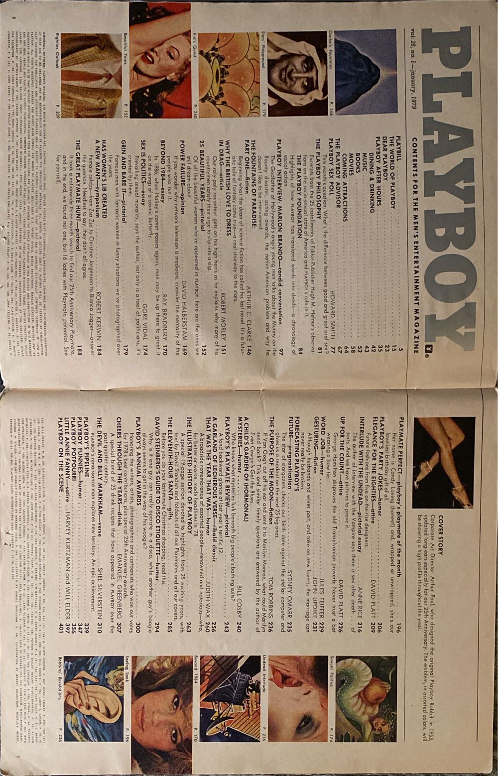 Playboy 1979 - 01  (January) magazine collectible - Main Image 2