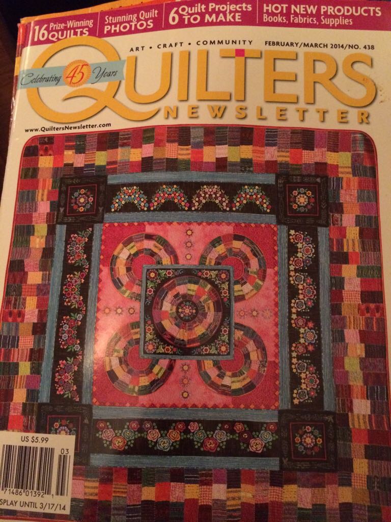 Quilter’s Newsletter   (February) magazine collectible - Main Image 1