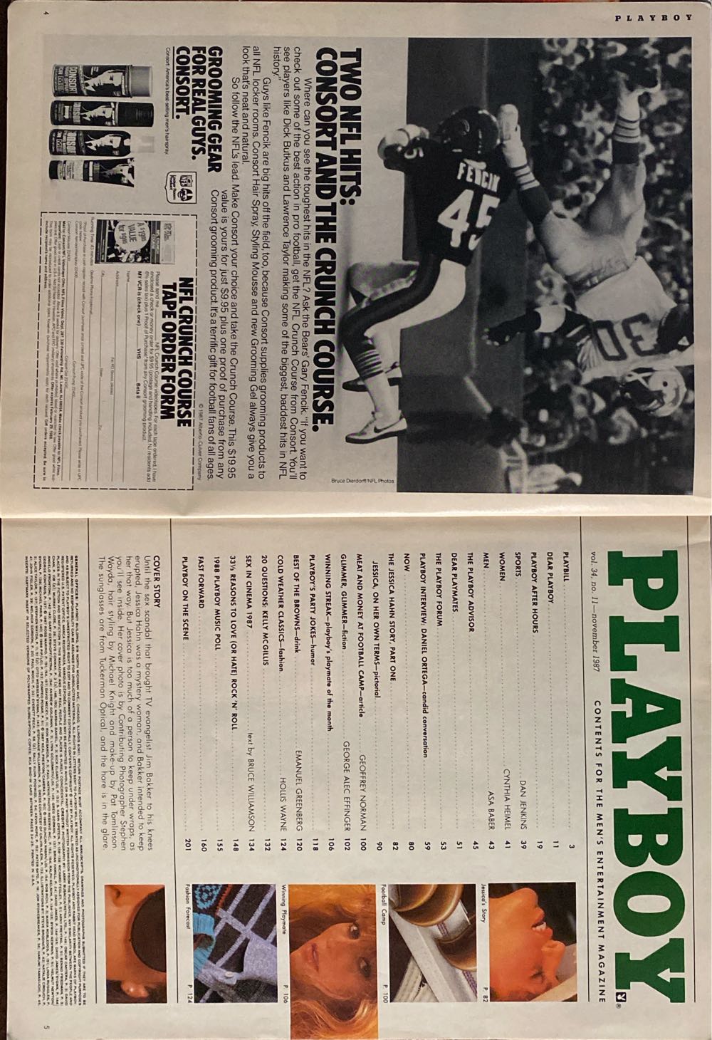 Playboy 1987 - November  (November) magazine collectible - Main Image 2