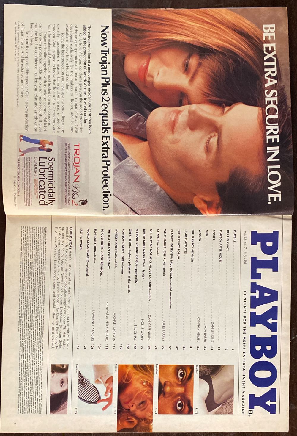 Playboy 1988 - July  (July) magazine collectible - Main Image 2