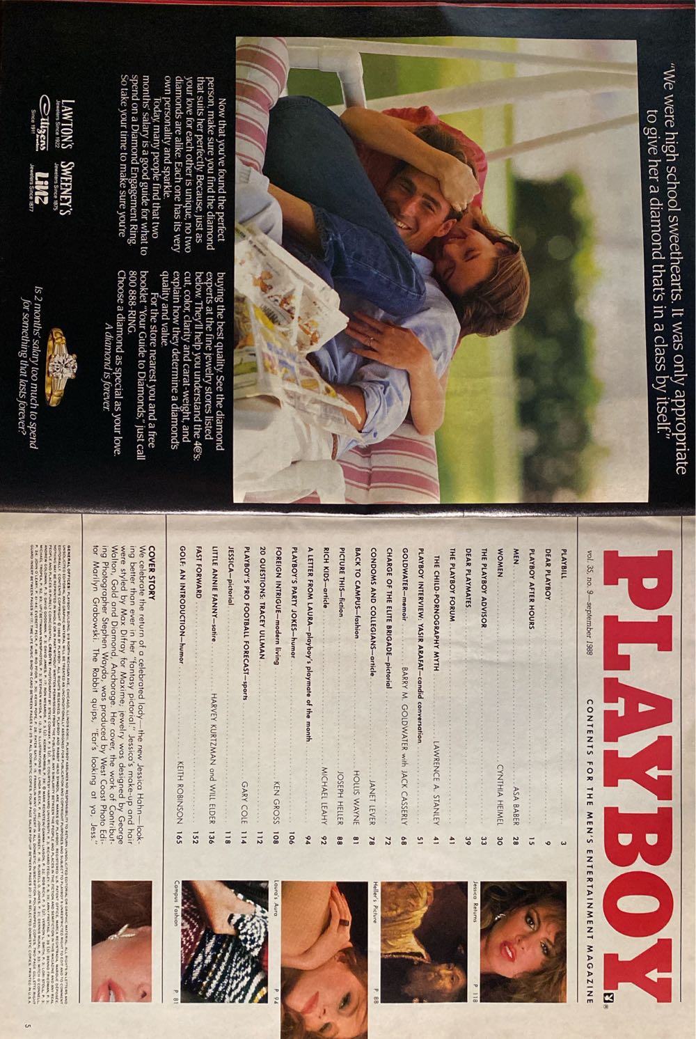 Playboy 1988 - September  (September) magazine collectible - Main Image 2