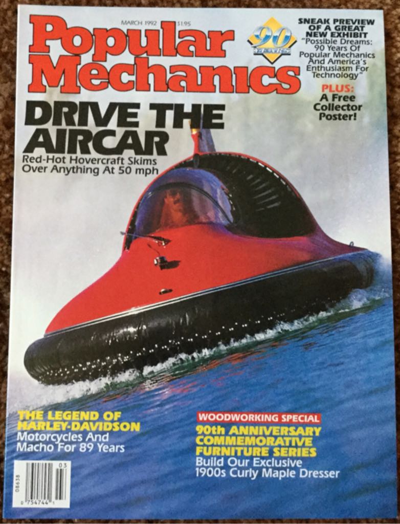 Popular Mechanics  (March) magazine collectible - Main Image 1
