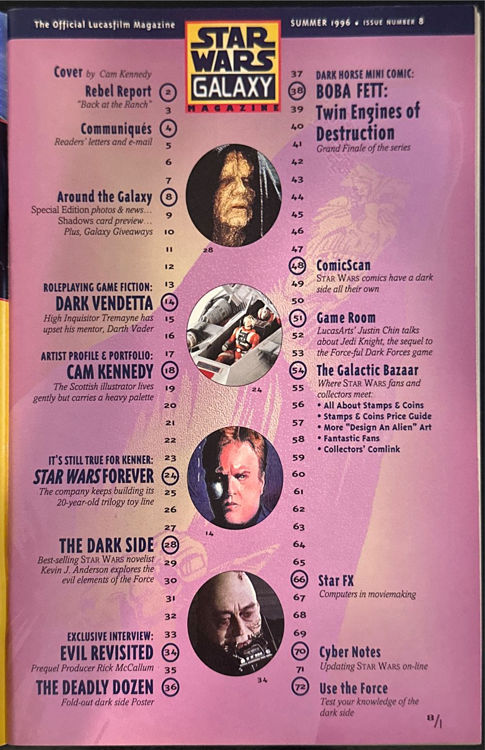 Star Wars Galaxy Magazine #8  (June) magazine collectible - Main Image 3