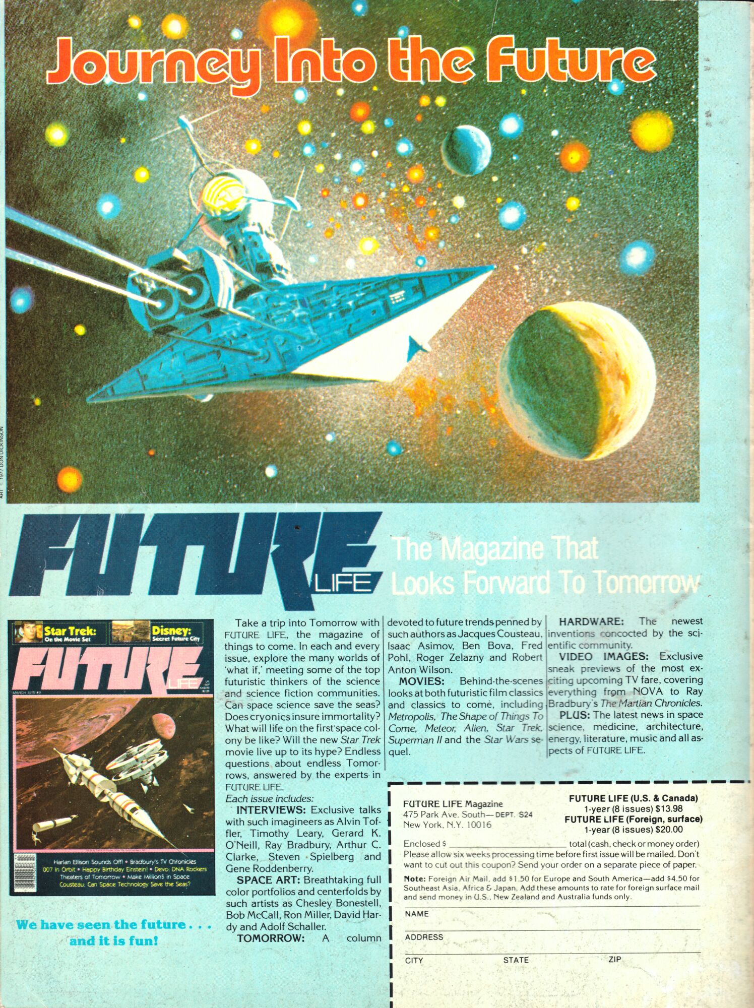 Starlog 024  (July) magazine collectible - Main Image 2