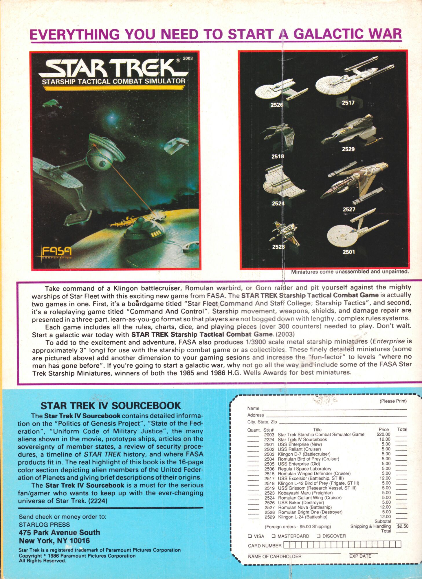 Starlog 126  (January) magazine collectible - Main Image 2