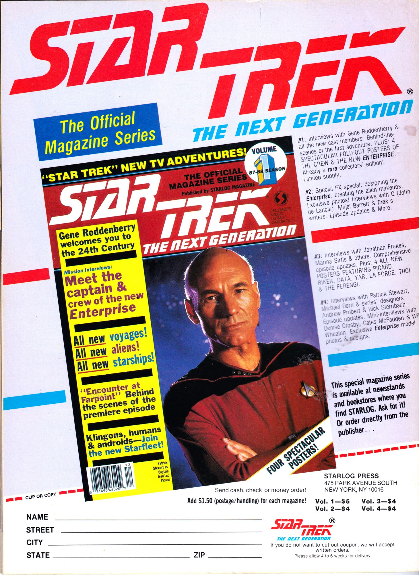 Starlog 135  (October) magazine collectible - Main Image 2