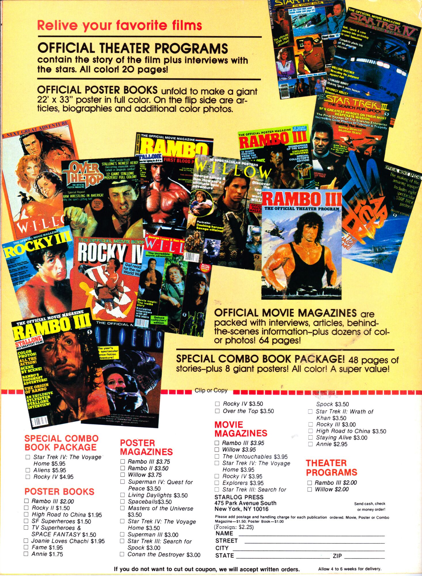 Starlog 137  (December) magazine collectible - Main Image 2