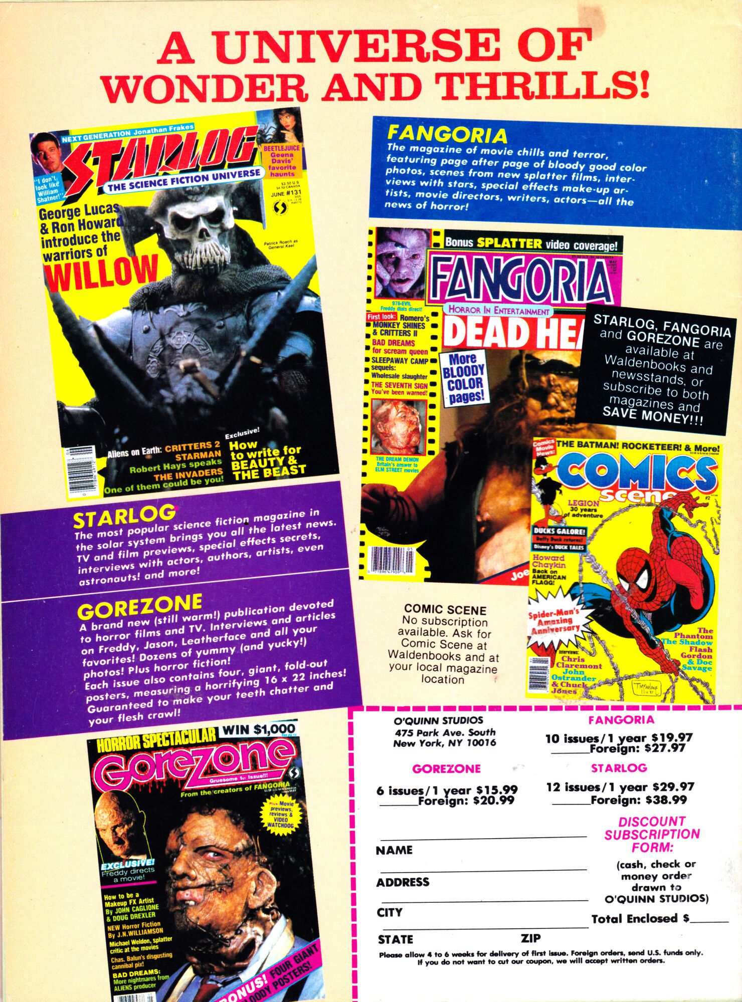 Starlog 138  (January) magazine collectible - Main Image 2