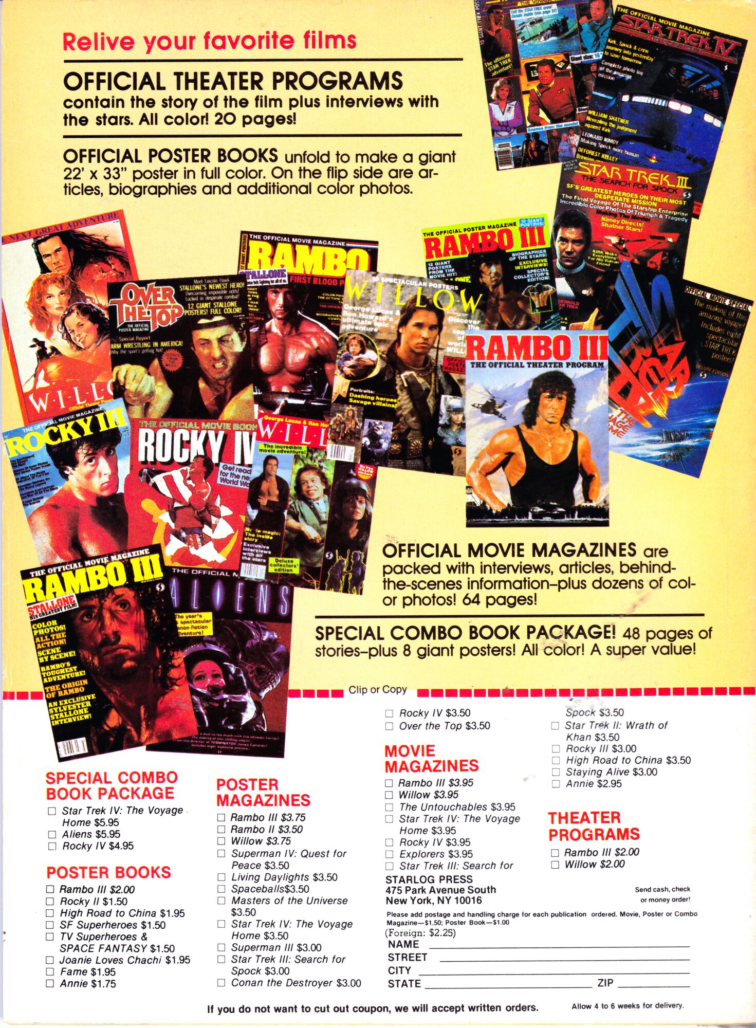 Starlog 139  (February) magazine collectible - Main Image 2