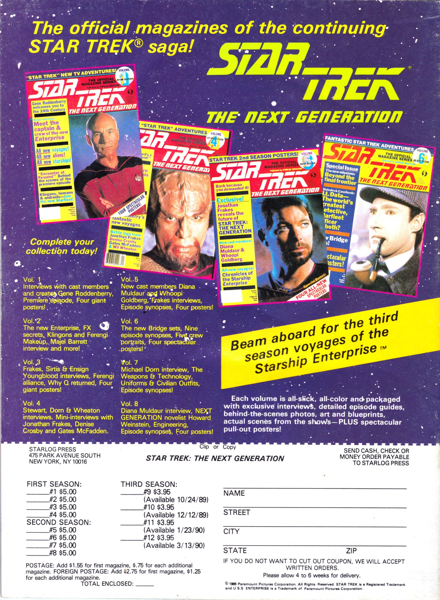 Starlog 153  (April) magazine collectible - Main Image 2
