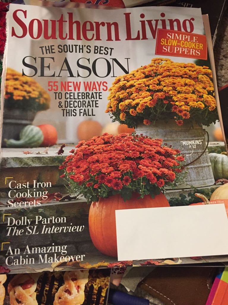Southern Living October 2014  magazine collectible - Main Image 1