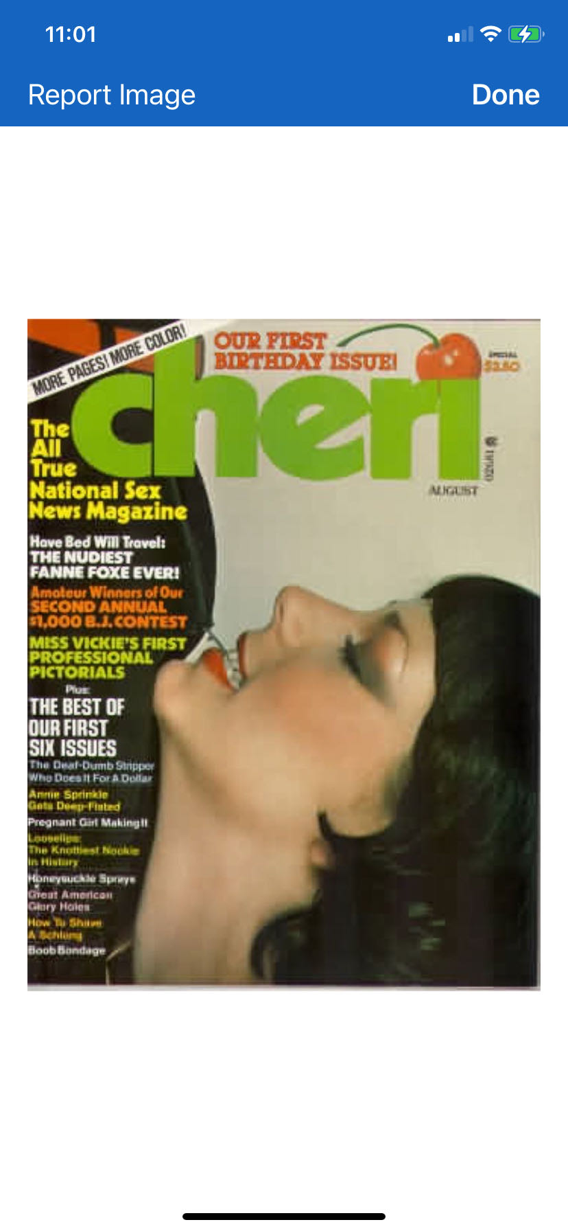 XTC Cheri  (July) magazine collectible - Main Image 4