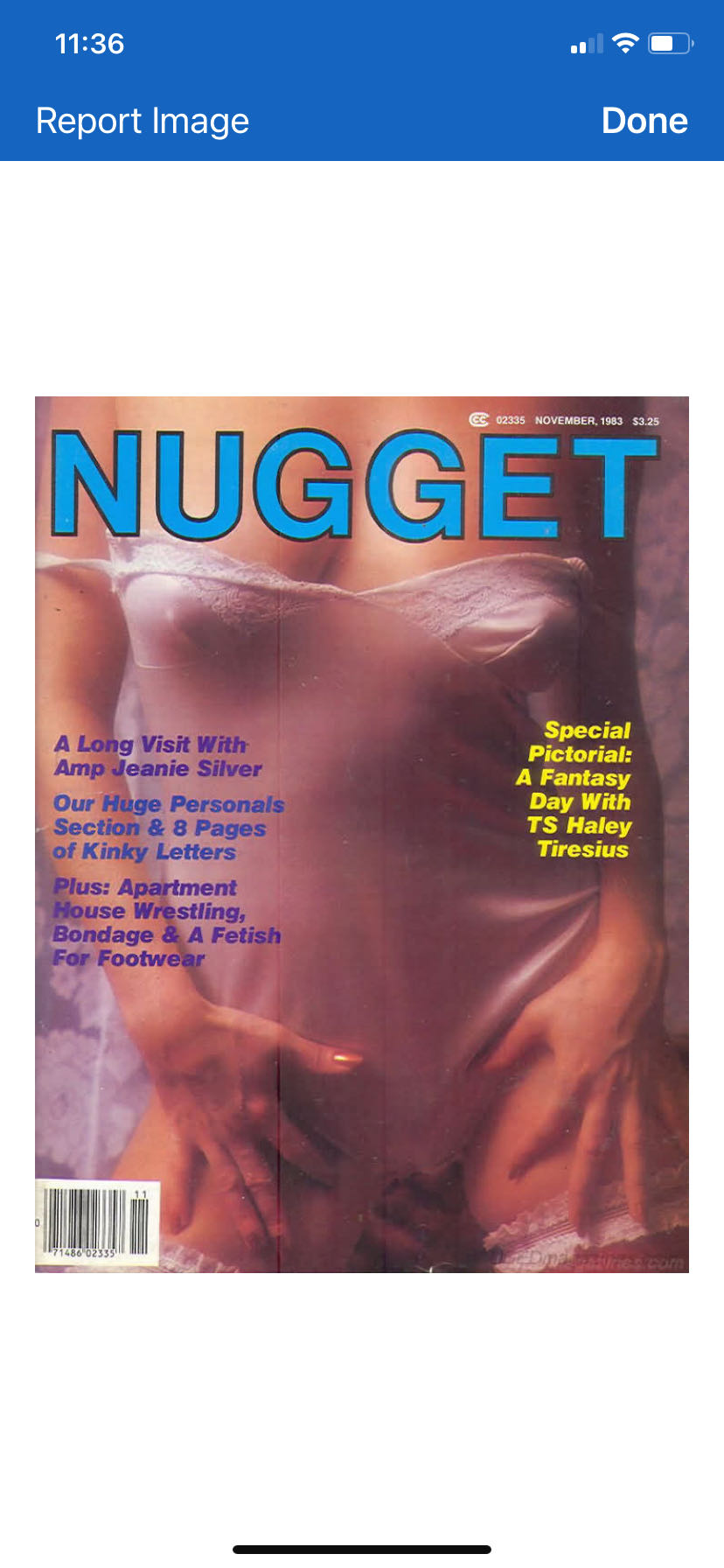 Oui Shiny Panties  (March) magazine collectible - Main Image 3