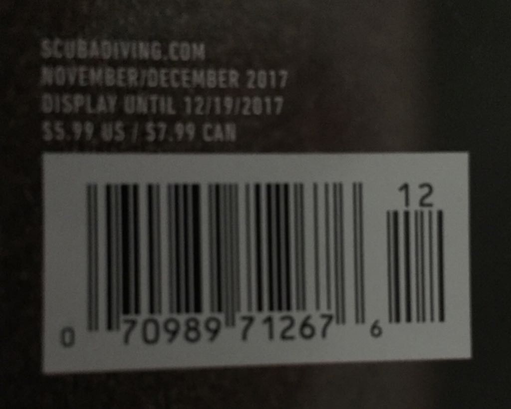 Scuba Diving November/December 2017  (December) magazine collectible - Main Image 2