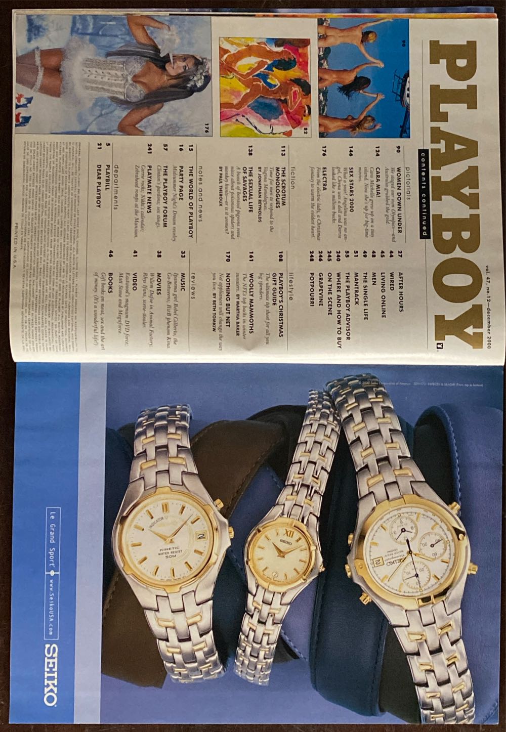 Playboy 2000 - 12  (December) magazine collectible - Main Image 2