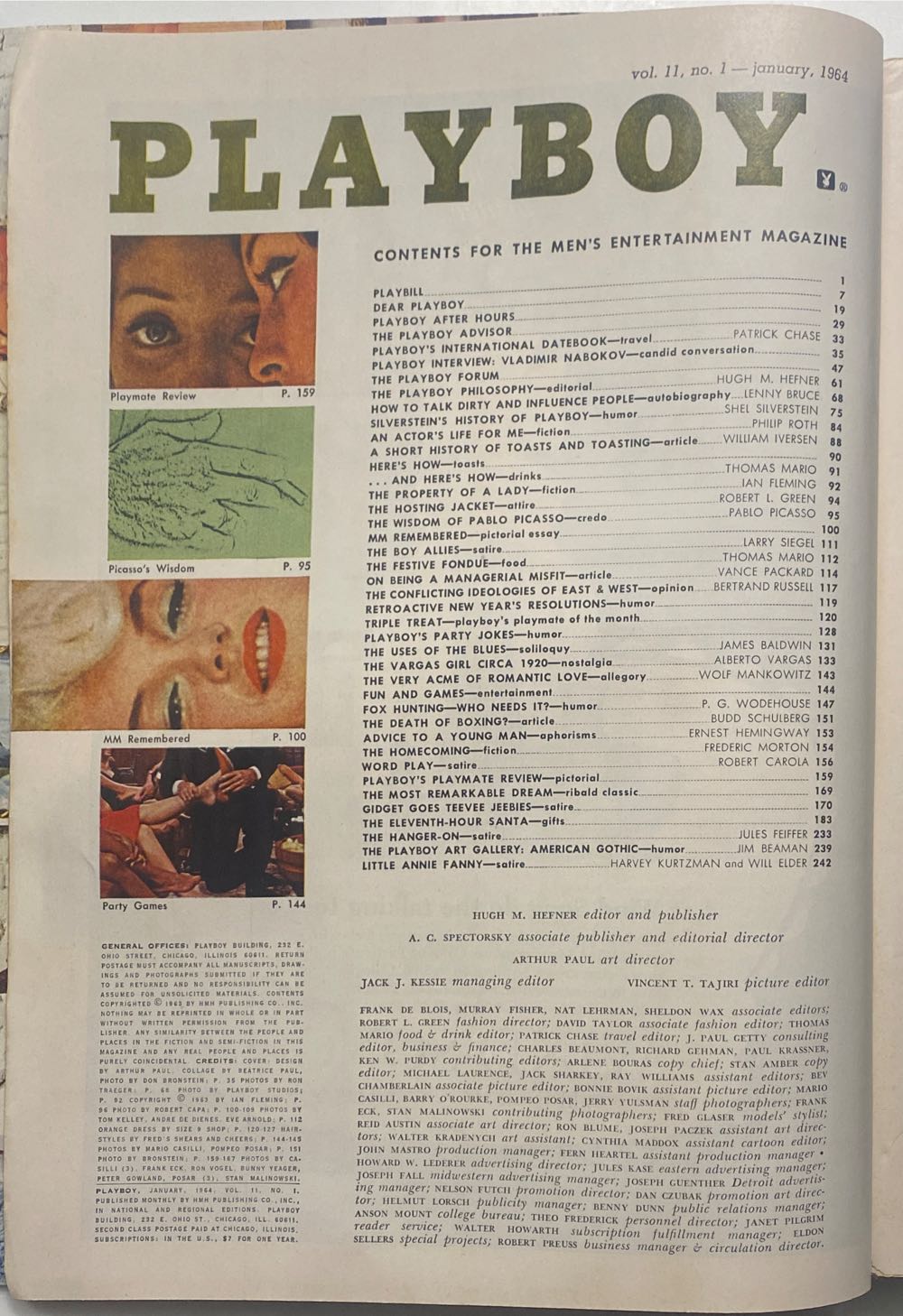 Playboy  (January) magazine collectible - Main Image 2