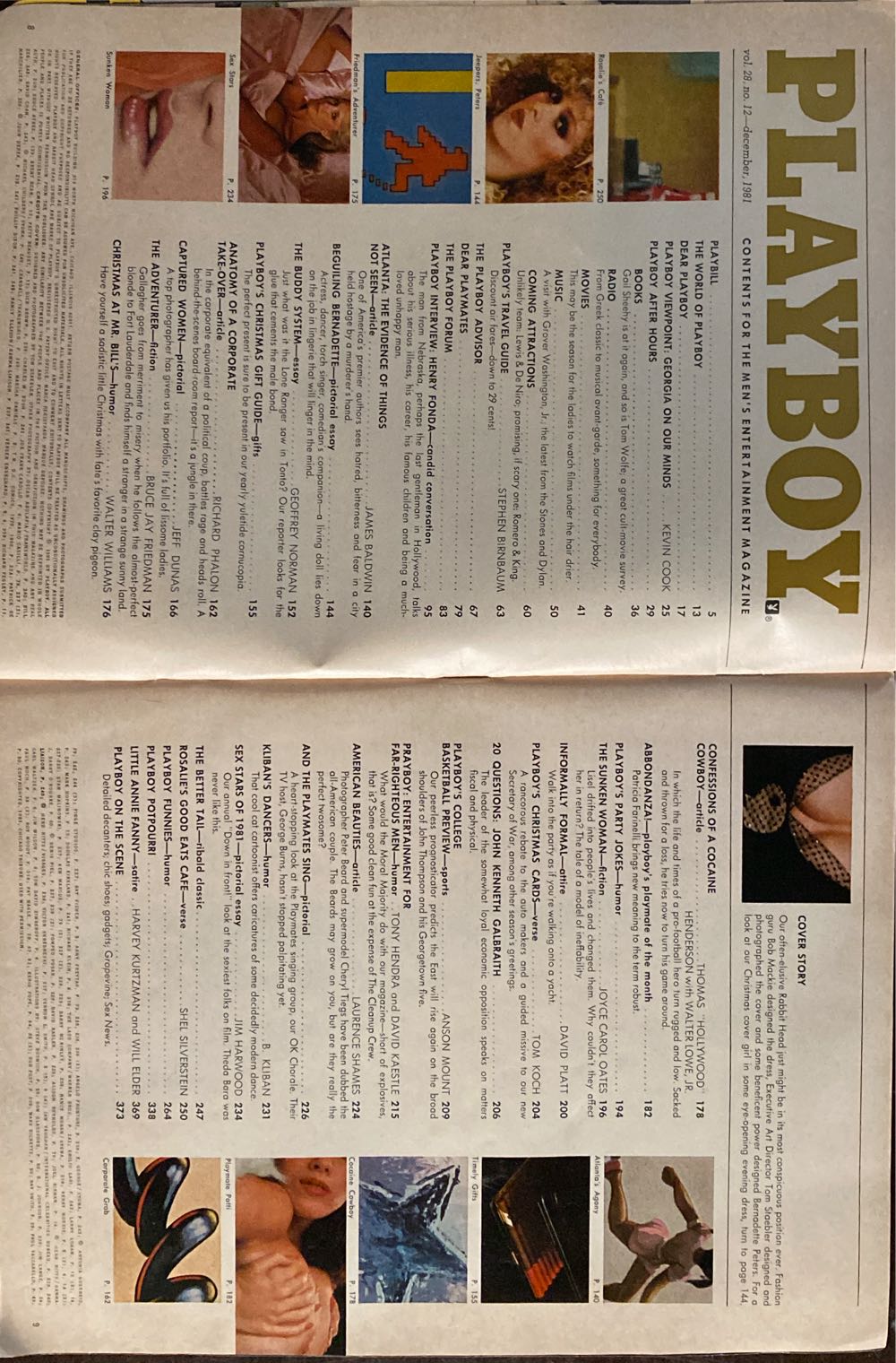 Playboy 1981 - 12  (December) magazine collectible - Main Image 2