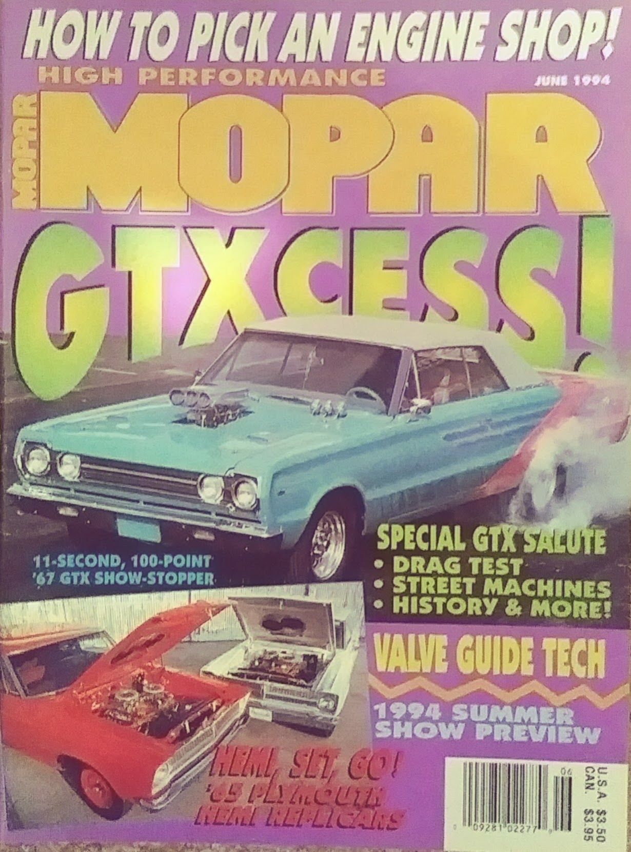 HIGH PERFORMANCE MOPAR  (June) magazine collectible - Main Image 1