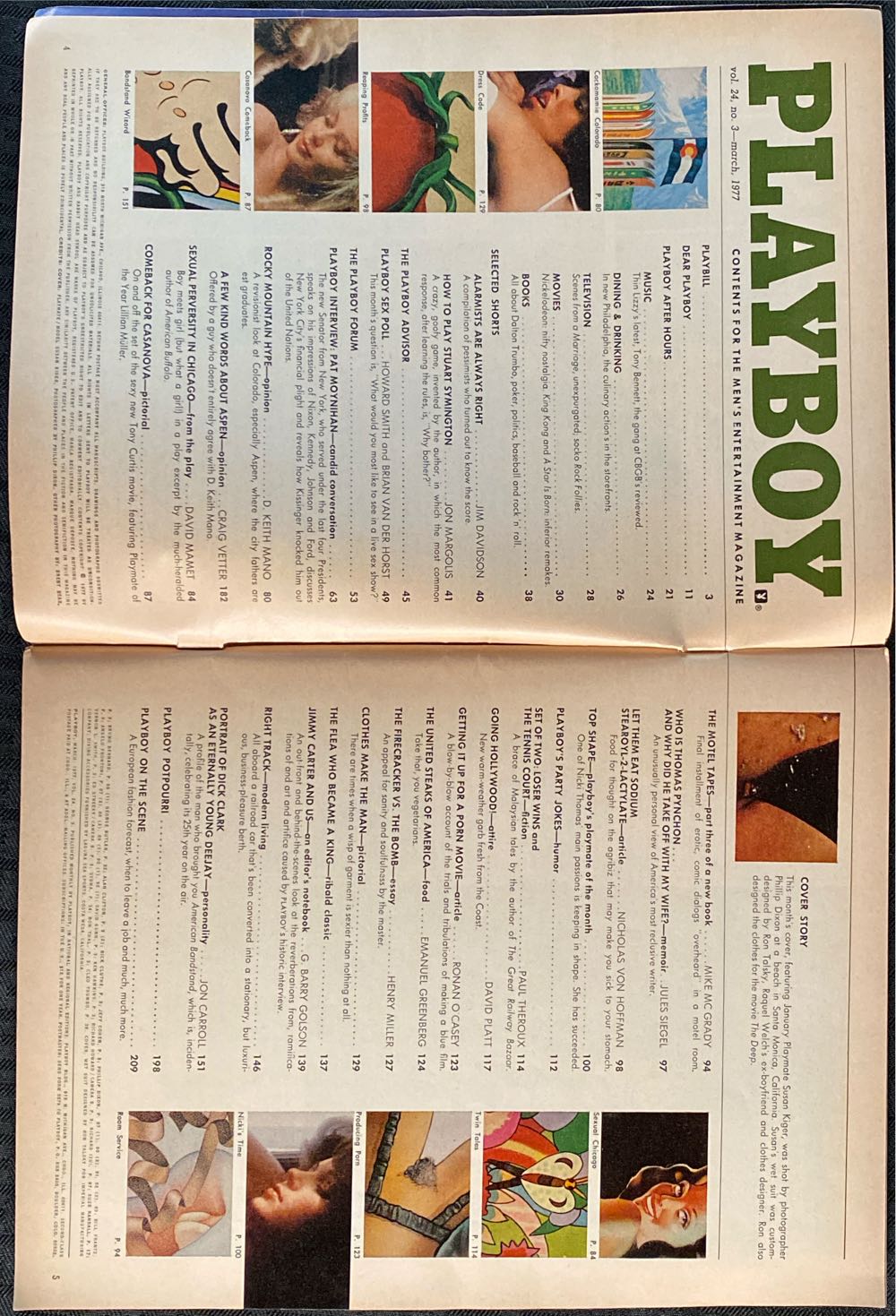 Playboy 1977 - March  (March) magazine collectible - Main Image 2