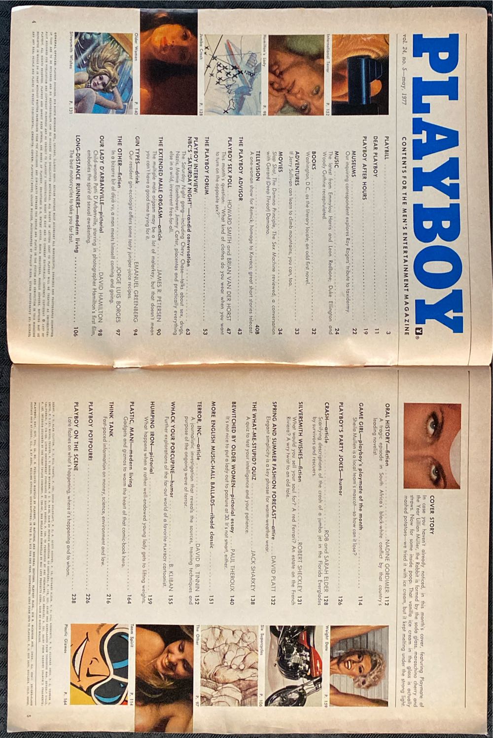 Playboy 1977 - May  (May) magazine collectible - Main Image 2