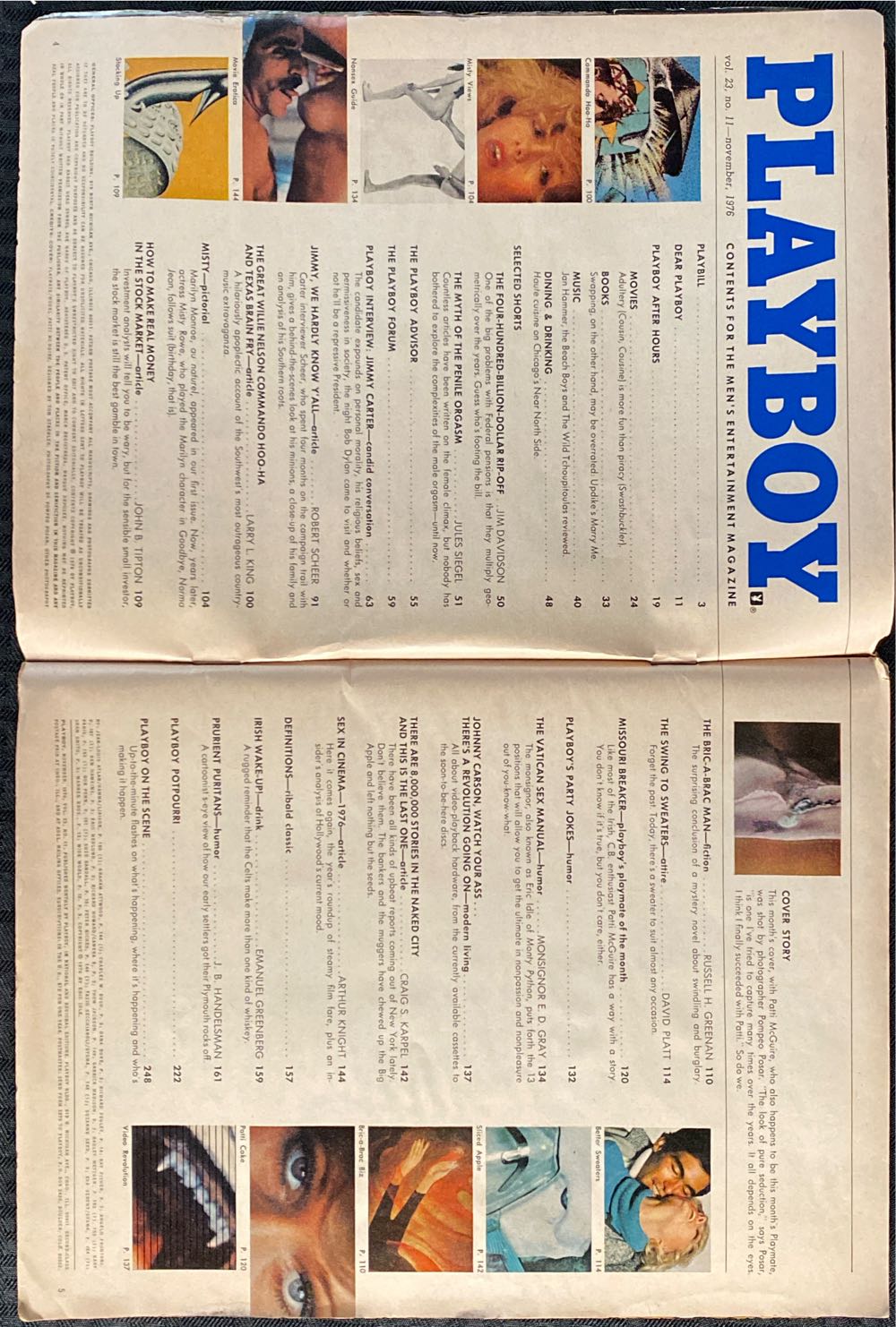 Playboy 1976 - November  (November) magazine collectible - Main Image 2