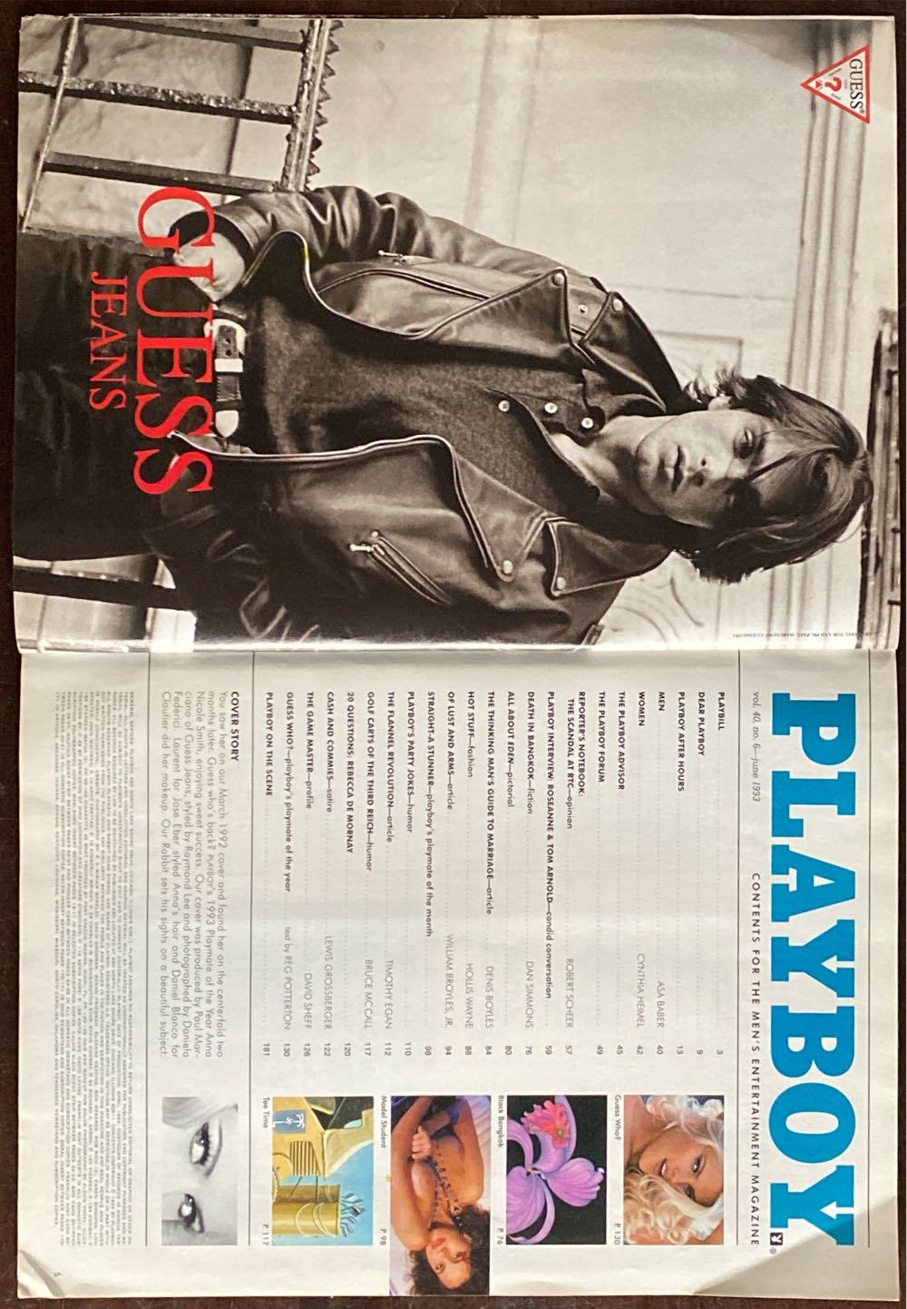 Playboy 1993 - 06 (June) magazine collectible - Main Image 2