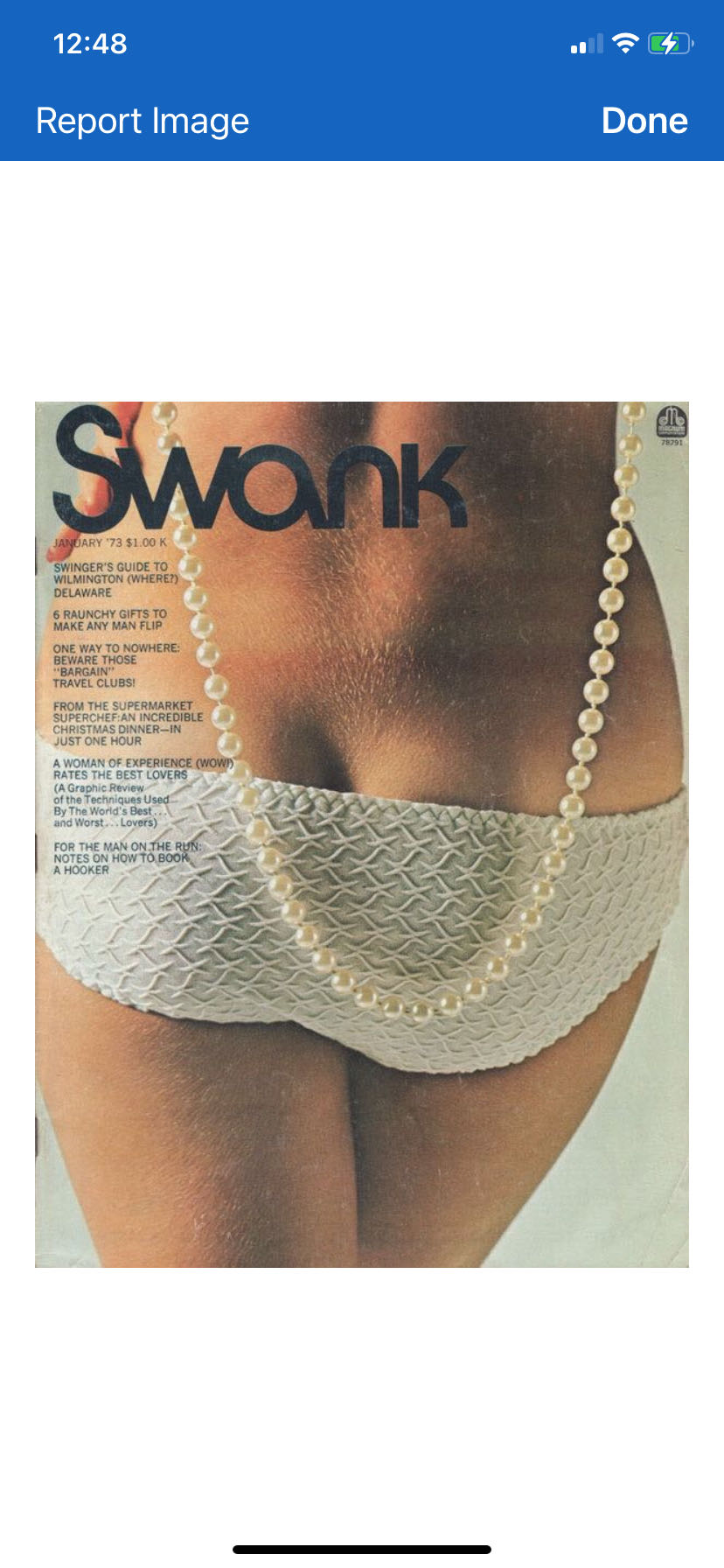 Swank  (April) magazine collectible - Main Image 3