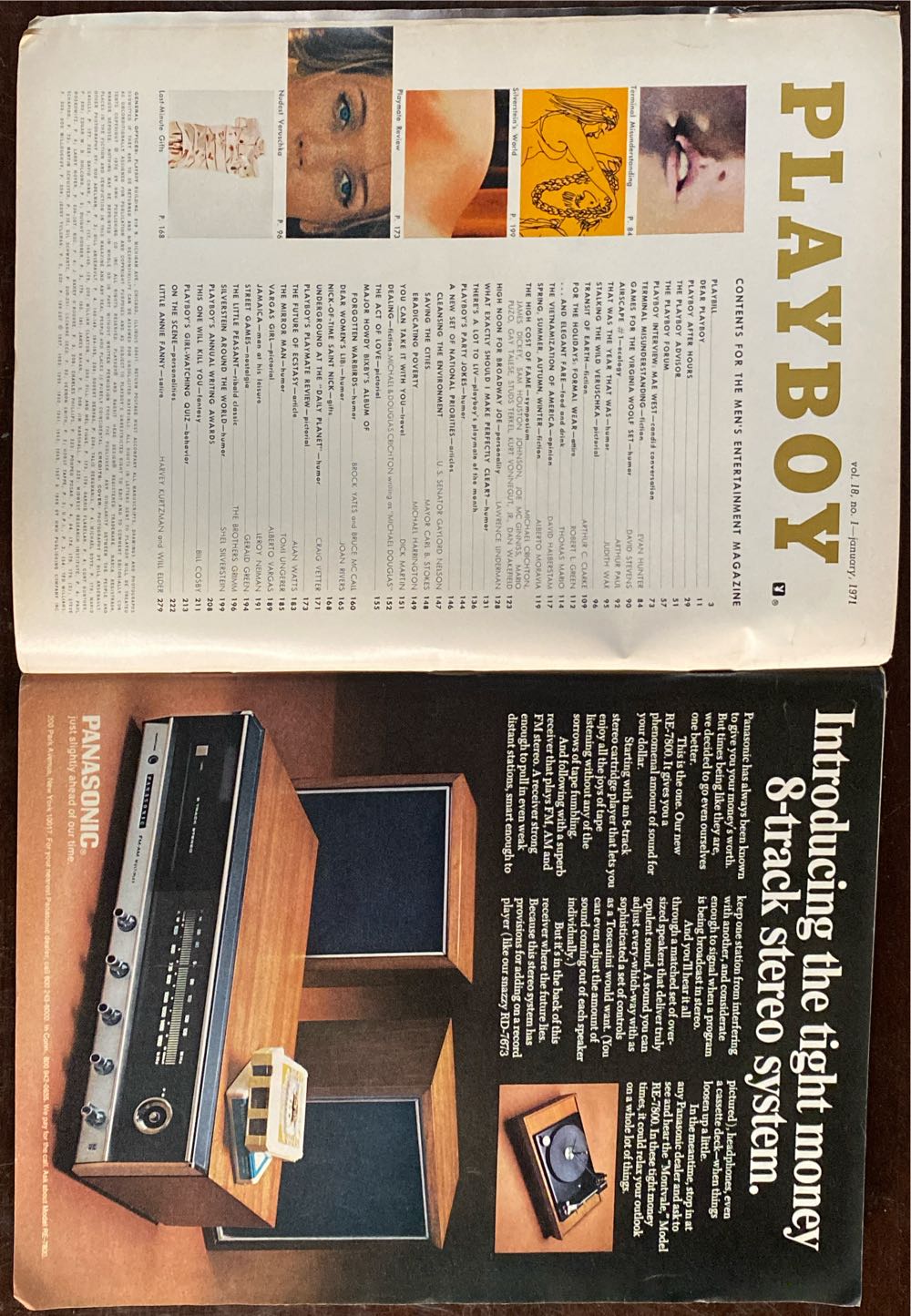 Playboy 1971 - January  (January) magazine collectible - Main Image 2