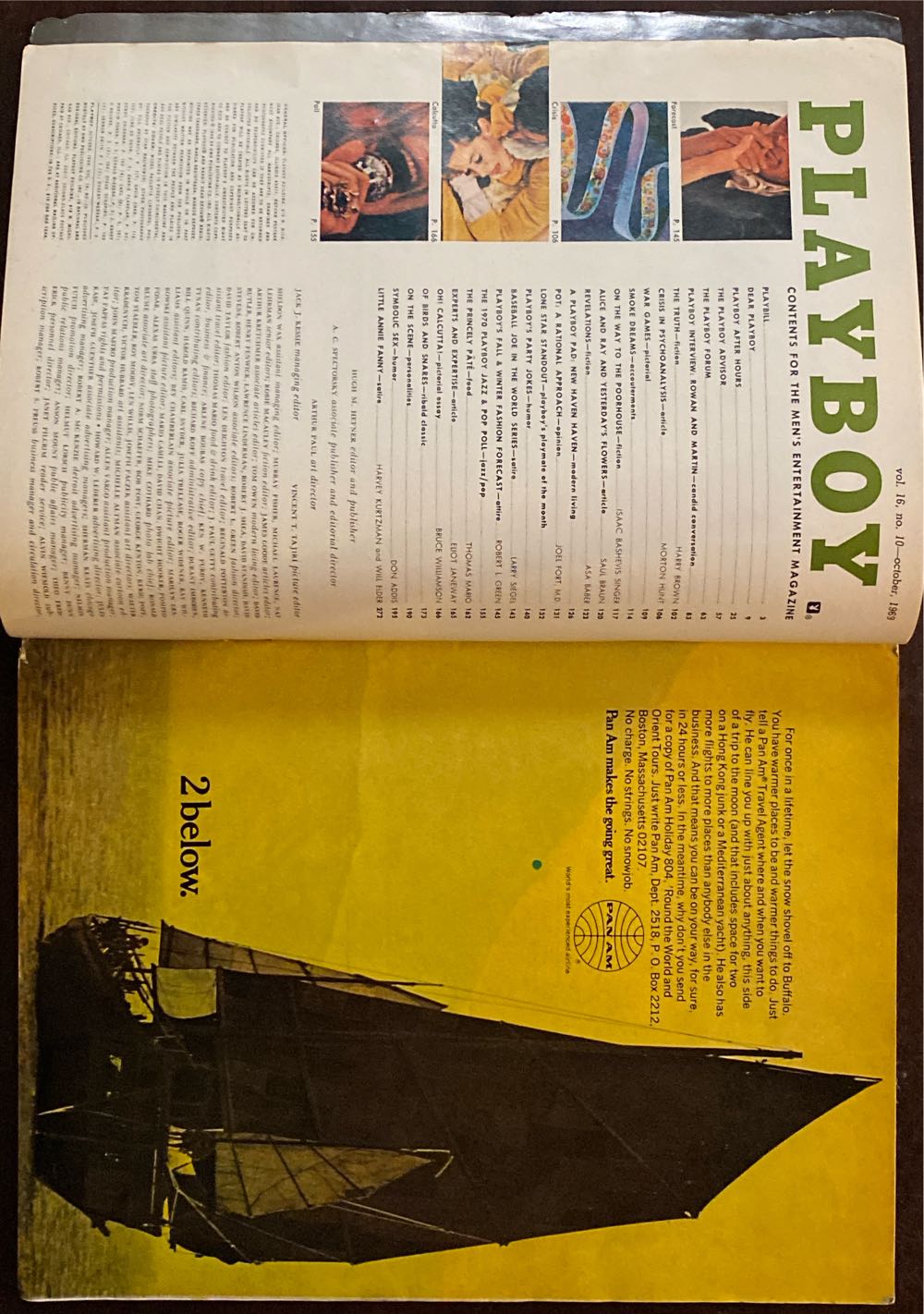Playboy 1969 - October  (October) magazine collectible - Main Image 3