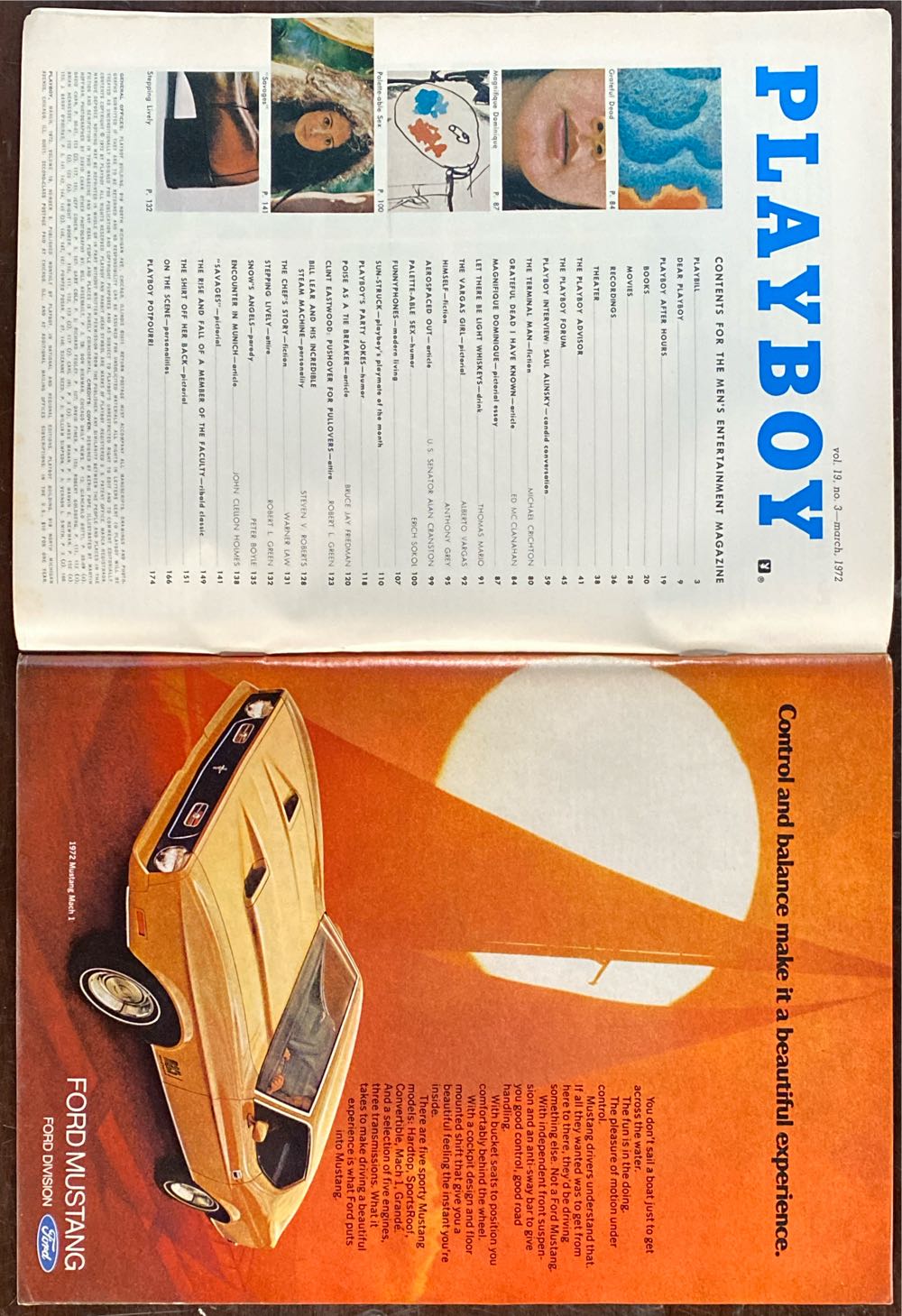 Playboy 1972 - 03 Nh  (March) magazine collectible - Main Image 2