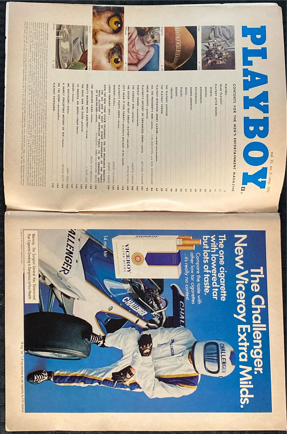 Playboy 1974 - May  (May) magazine collectible - Main Image 2