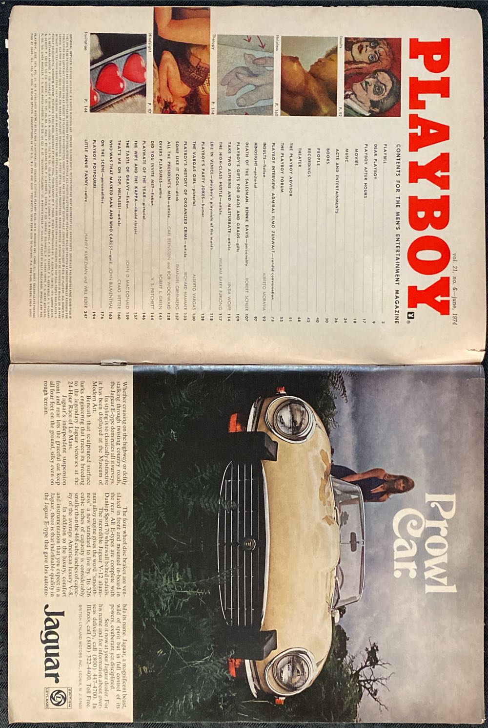 Playboy 1974 - June  (June) magazine collectible - Main Image 2
