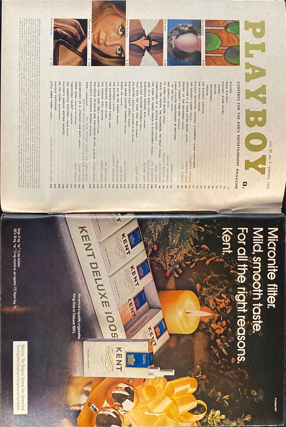 Playboy 1973 - January  (January) magazine collectible - Main Image 2