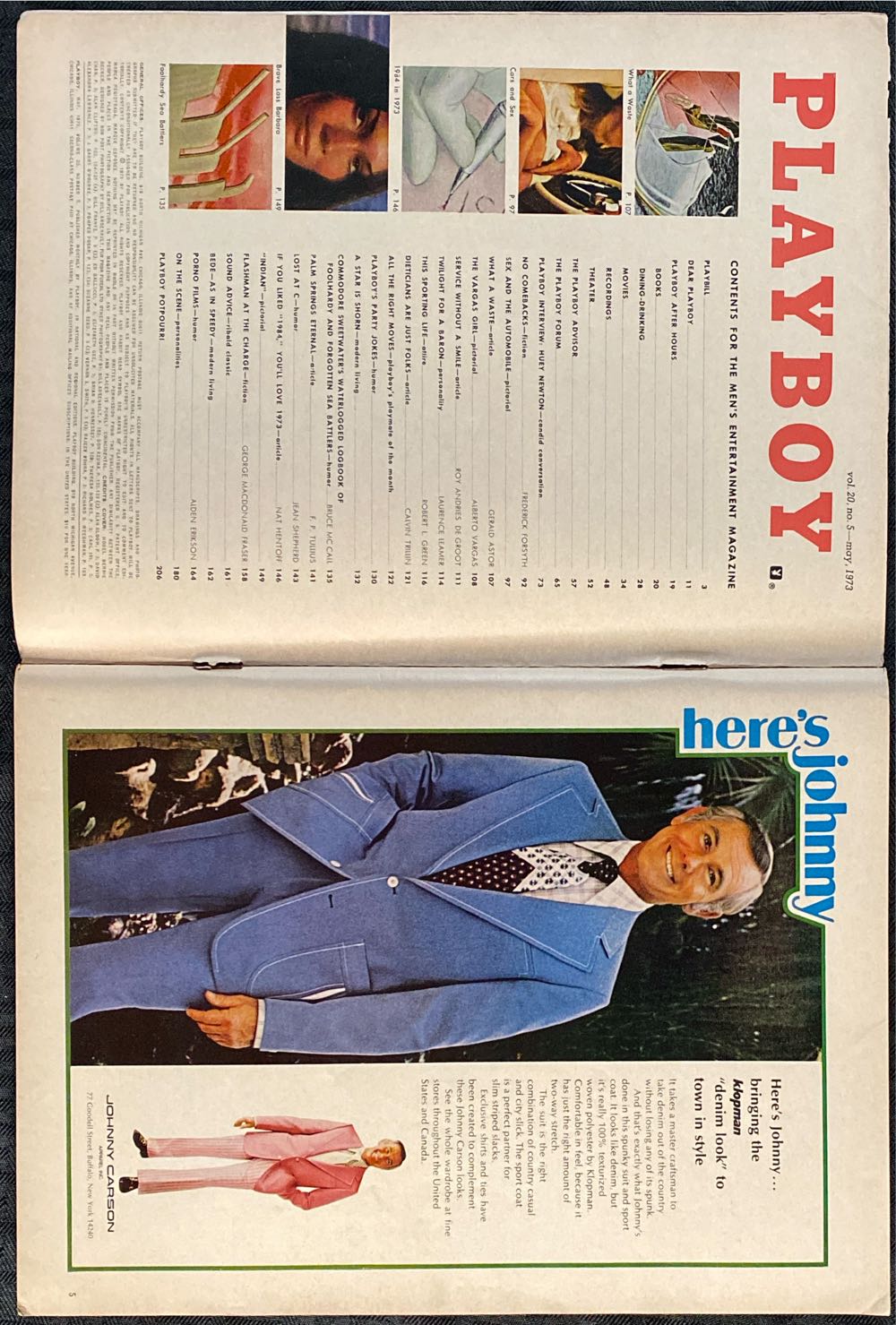 Playboy 1973 - May  (May) magazine collectible - Main Image 2