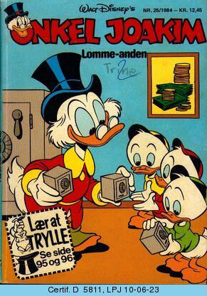 Onkel Joakim 1984 Nr 25  magazine collectible - Main Image 1