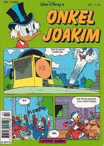 Onkel Joakim 1992 Nr 7  magazine collectible - Main Image 1