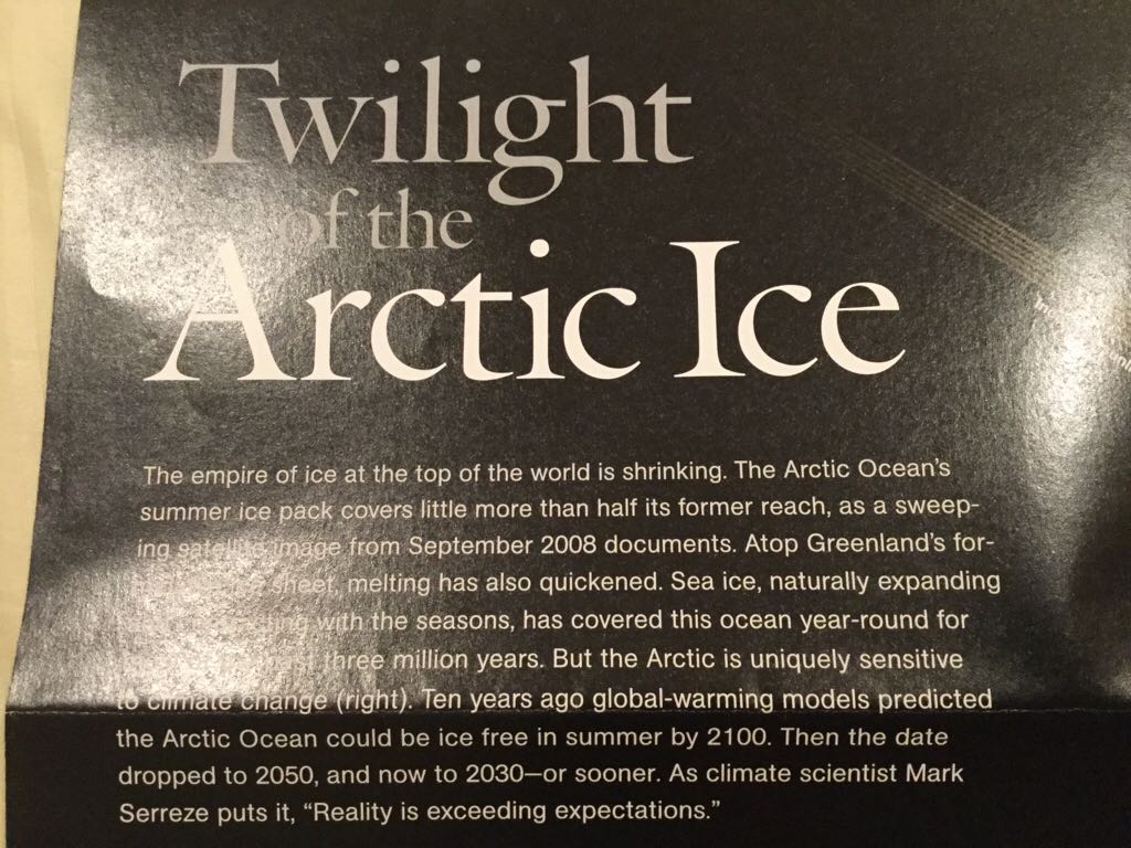 National Geographic: Arctic Ocean/ Twilight Of The Arctic Ice  (May) magazine collectible - Main Image 2
